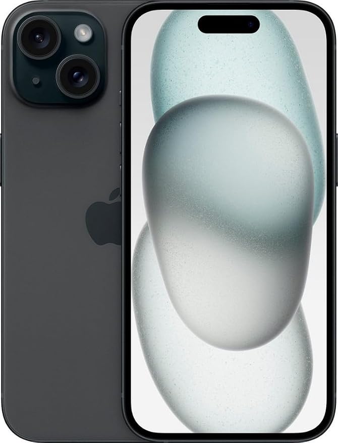 Apple iPhone 15, 128 GB, negro, desbloqueado (reacondicionado)