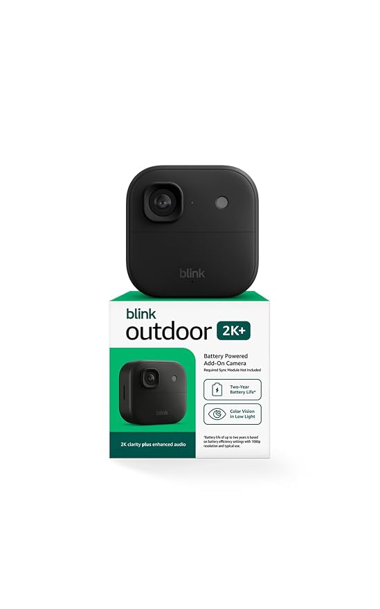 Blink Outdoor 2K+ (últ. modelo). Cámara inteligente inalámbr...