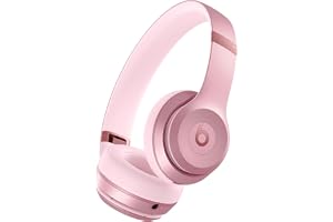 Beats Solo 4 Audífonos inalámbricos Bluetooth en la oreja, batería de hasta 50 horas, comodidad ultraligera, sonido potente y equilibrado, Apple y Android, color rosado metálico exclusivo de Amazon