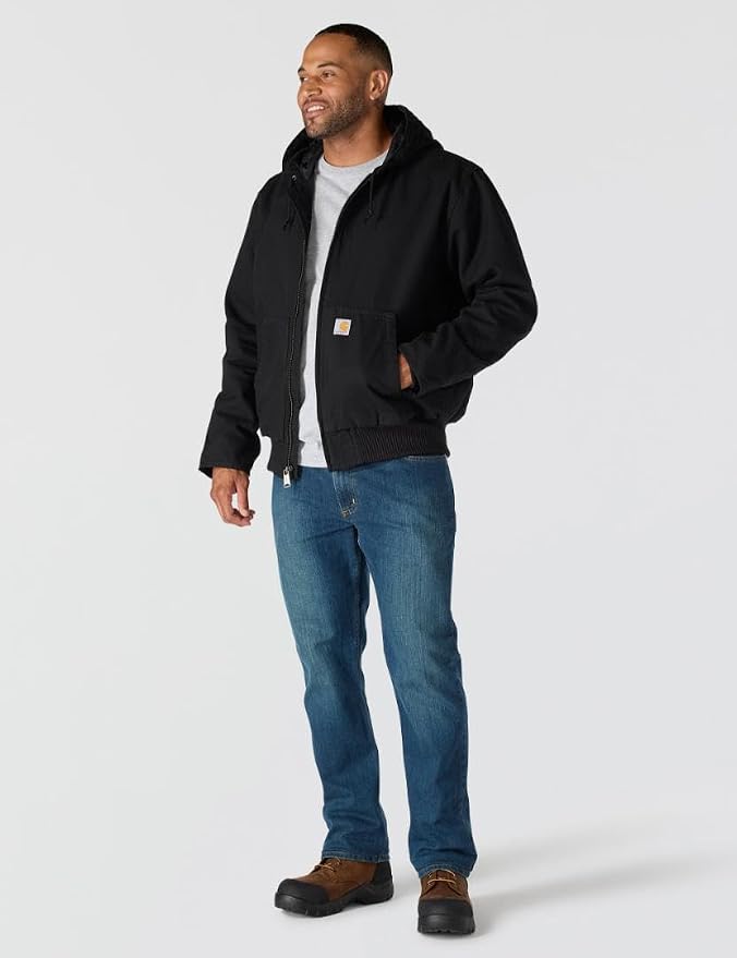 Carhartt Chaqueta activa con aislamiento de pato lavado para...