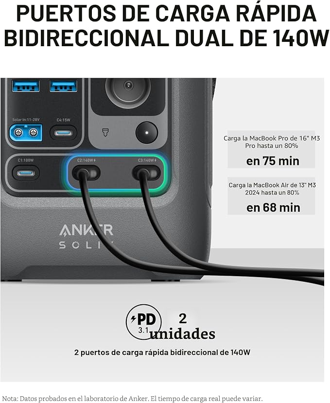 Anker SOLIX C300 Estación de Banco de Energía DC
