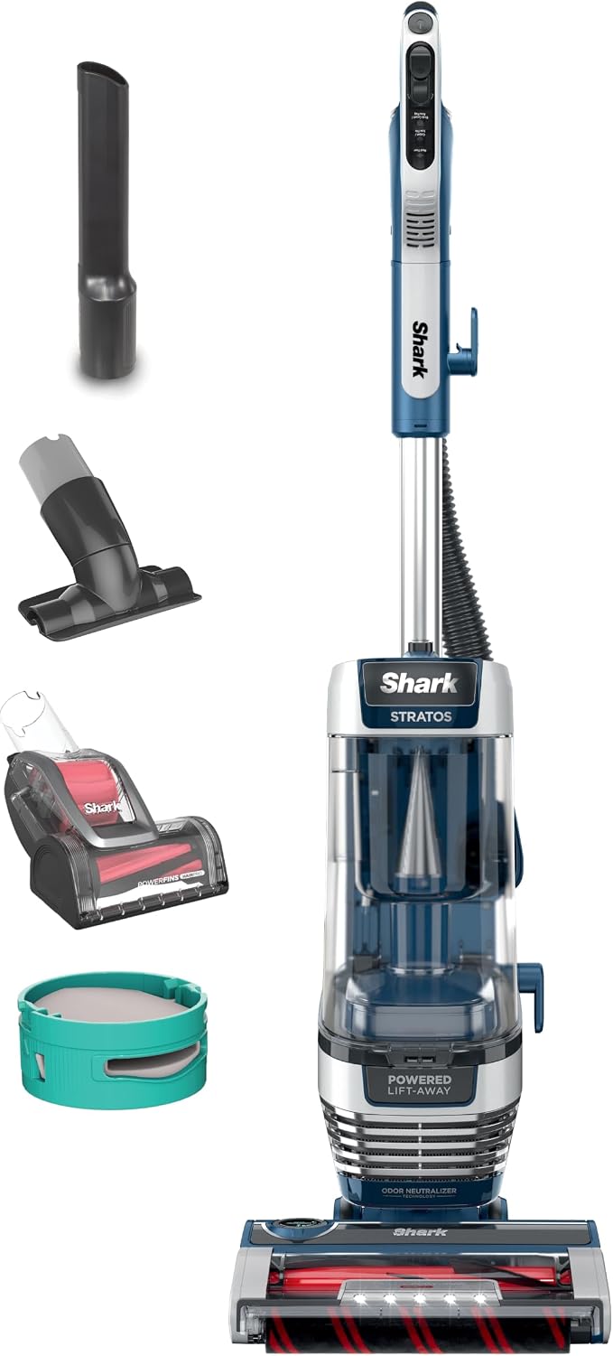 Aspiradora vertical Shark Stratos con DuoClean PowerFins