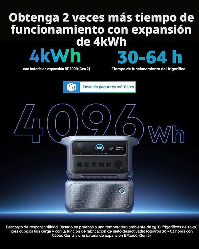 Anker SOLIX C2000 Gen 2 Estación de energía portátil