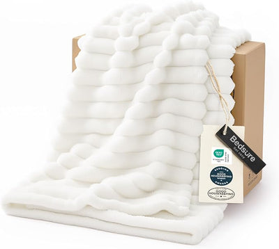 Bedsure Manta blanca