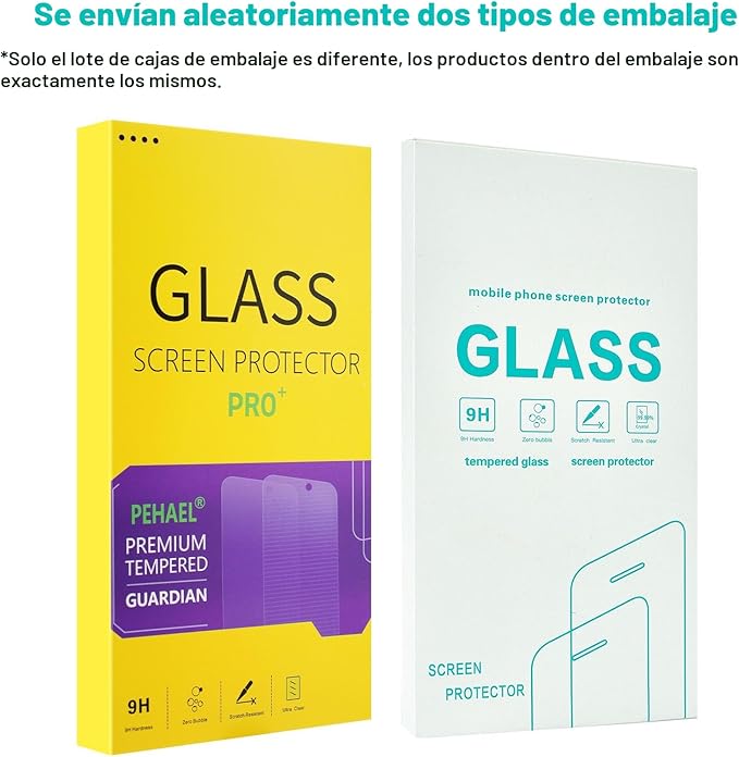 PEHAEL Paquete de 3+3 protectores de pantalla de privacidad...