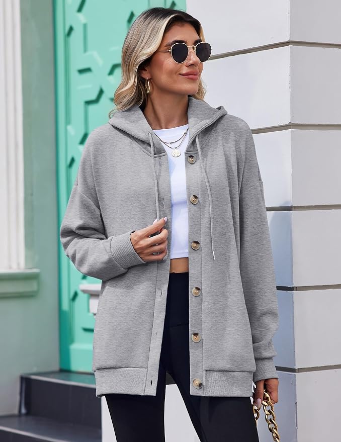 Zeagoo Sudadera con capucha para mujer