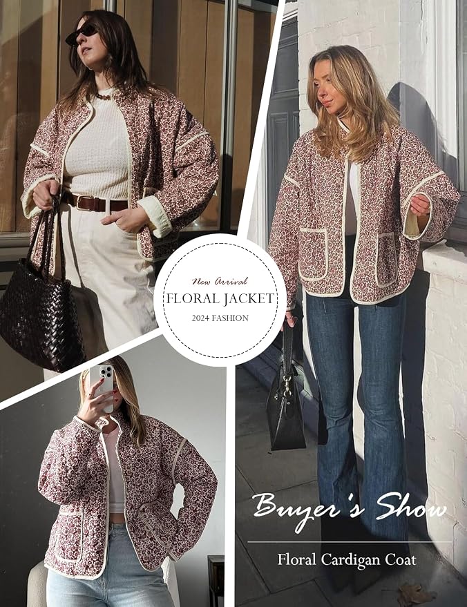 Chaqueta corta acolchada acolchada para mujer