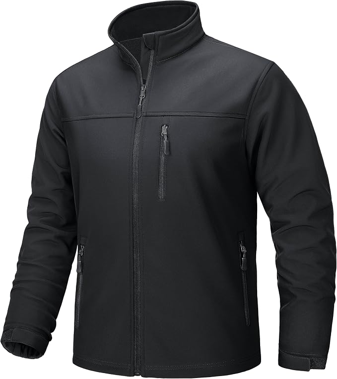 TACVASEN Chaqueta Softshell ligera para hombre