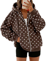 mb-var:marrón, (Brown Polka Dot)