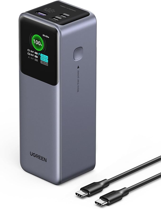 UGREEN Nexode Power Bank 25000mAh 200W Cargador portátil par...
