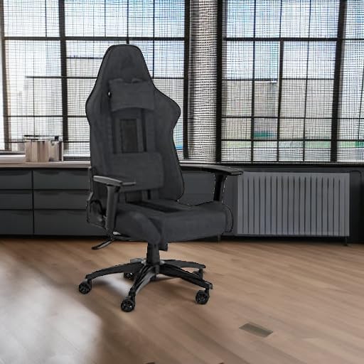 Corsair TC100 Silla de juegos relajada – Tela – Diseño inspi...