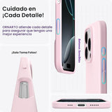 ORNARTO Funda compatible con iPhone 16 Pro de 6.3 pulgadas