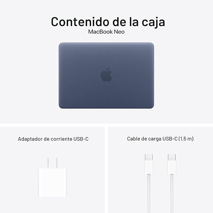 Apple Laptop MacBook Neo 2026 de 13 pulgadas con chip A18 Pr...