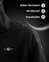 WASOTO Chaquetas térmicas para hombre con batería de 18400 m...
