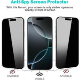 PEHAEL Paquete de 3+3 protectores de pantalla de privacidad...