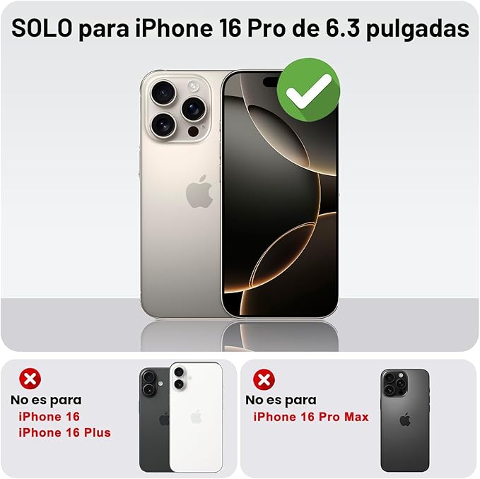 Yeddabox Funda para iPhone 16 Pro