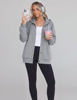 Zeagoo Sudadera con capucha para mujer