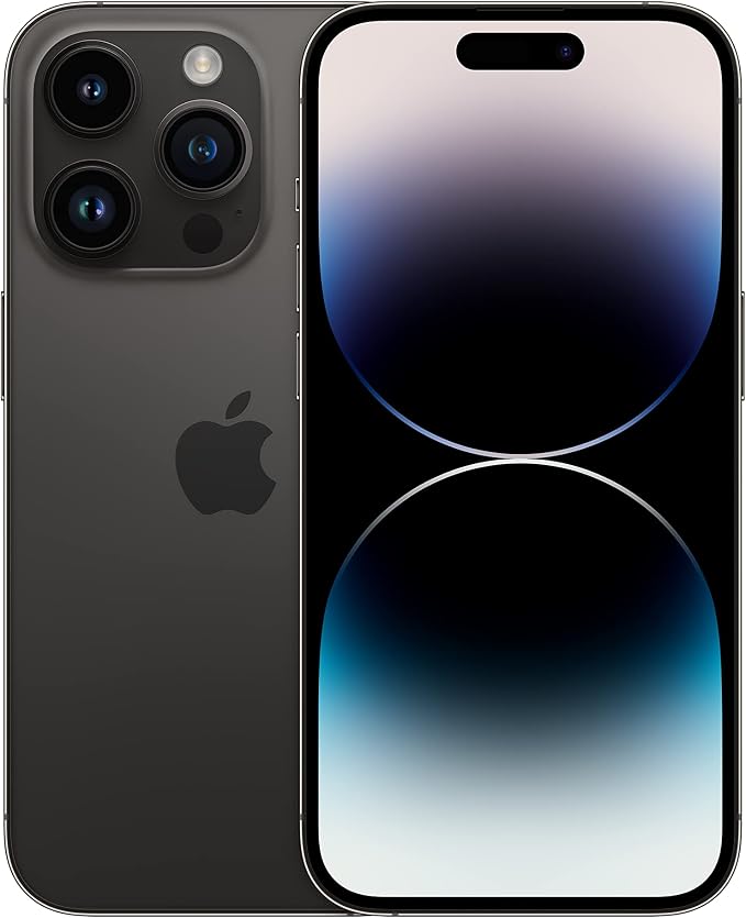 Apple - iPhone 14 Pro, 128 GB, negro espacial, desbloqueado (reacondicionado).