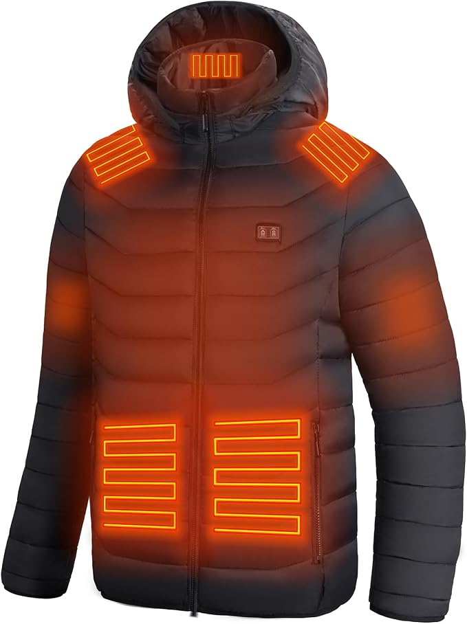 Chaquetas térmicas para mujeres y hombres con batería