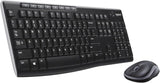 Logitech MK270 Combo de teclado y mouse inalámbricos de tama...