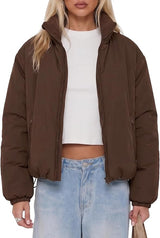 Darong Chaqueta bomber acolchada ligera con bolsillos para m...
