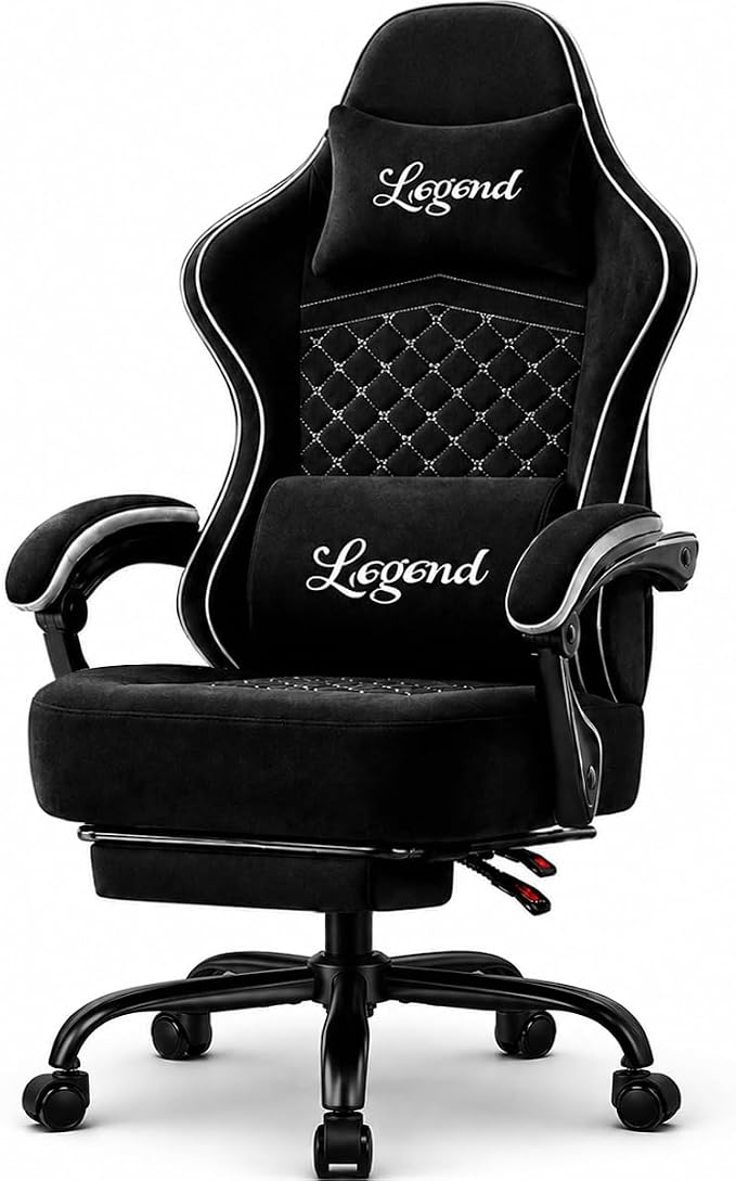 Gaming Chair for Adults with Footrest, Ergonomic Computer Chair, 330 lb