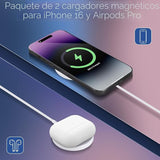 Cargador Inalámbrico Magnético para iPhone 16 15 Carga Inalá...
