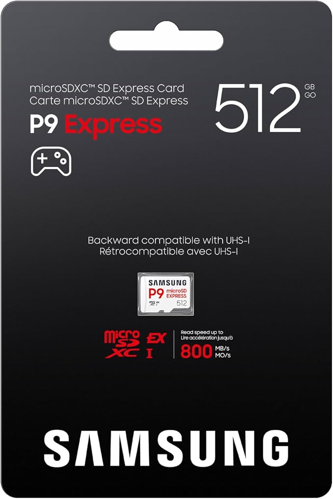 Samsung P9 Express microSDXC 512GB para Nintendo Switch 2