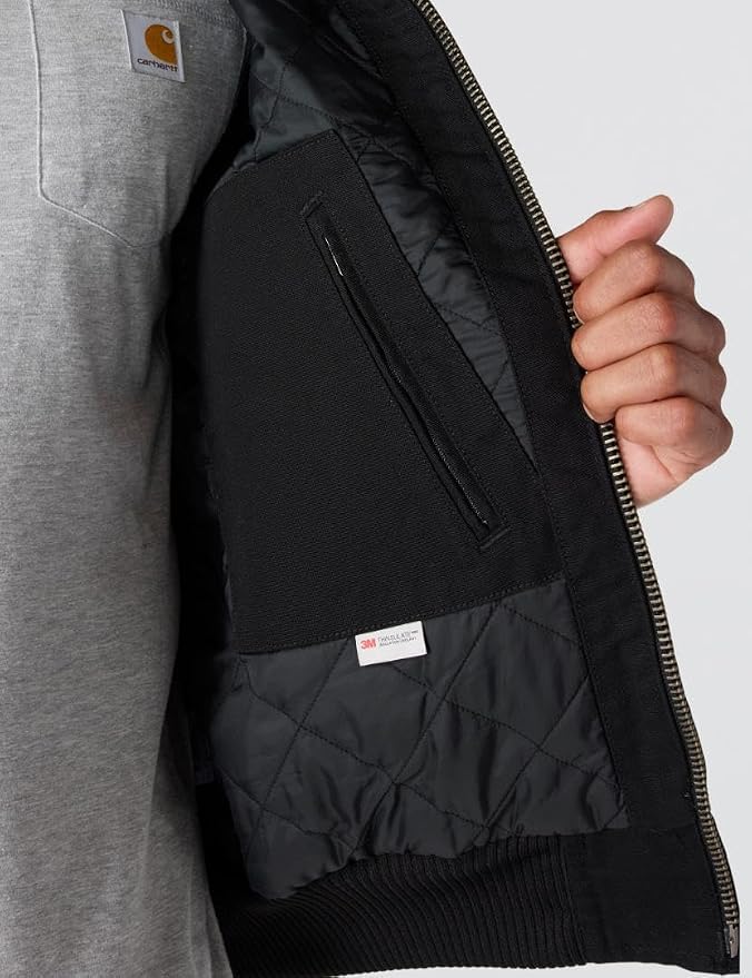 Carhartt Chaqueta activa con aislamiento de pato lavado para...