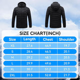 Chaquetas térmicas para mujeres y hombres con batería