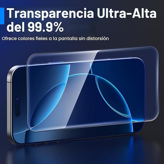 Ailun Paquete de 3 protectores de pantalla para iPhone 16 Pr...