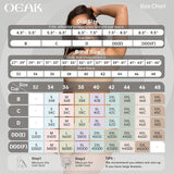OEAK Brasier de gelatina inalámbrico para mujer