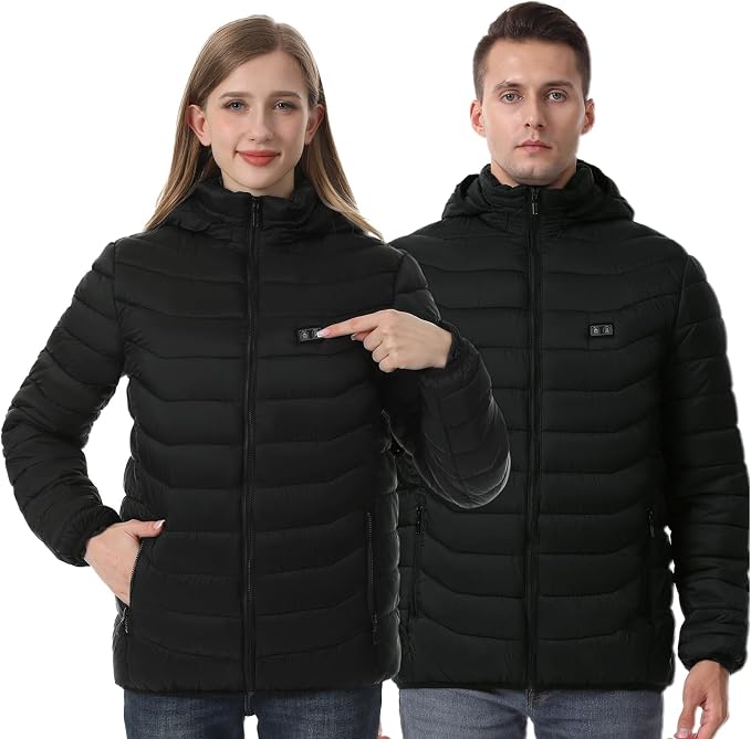 Chaquetas térmicas para mujeres y hombres con batería