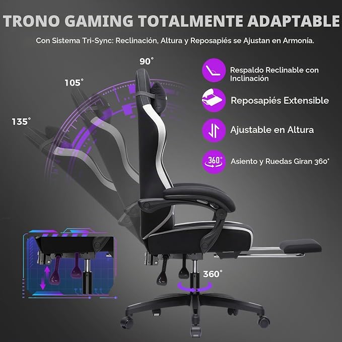 GTPLAYER Silla de juegos