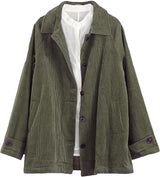 Minibee Chaquetas de pana para mujer