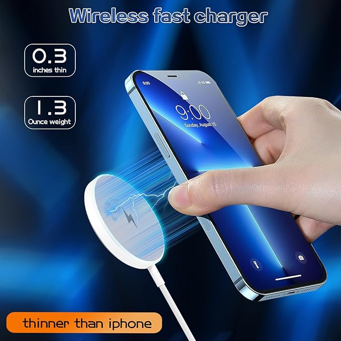 Cargador Inalámbrico Magnético para iPhone 16 15 Carga Inalá...