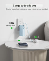 Anker Cargador portátil Nano 3 en 1 para iPhone