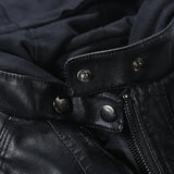 Tanming Chaqueta de piel sintética con capucha