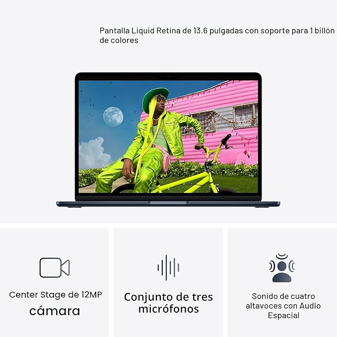 Apple Laptop MacBook Air 2026 de 13 pulgadas con chip M5: di...
