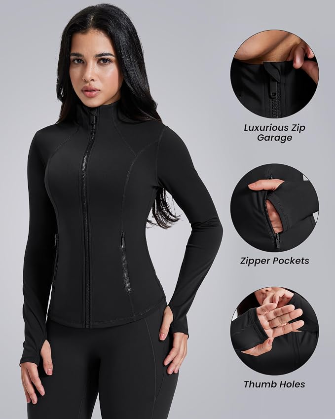 AVGO Chaquetas de entrenamiento para mujer