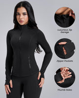 AVGO Chaquetas de entrenamiento para mujer
