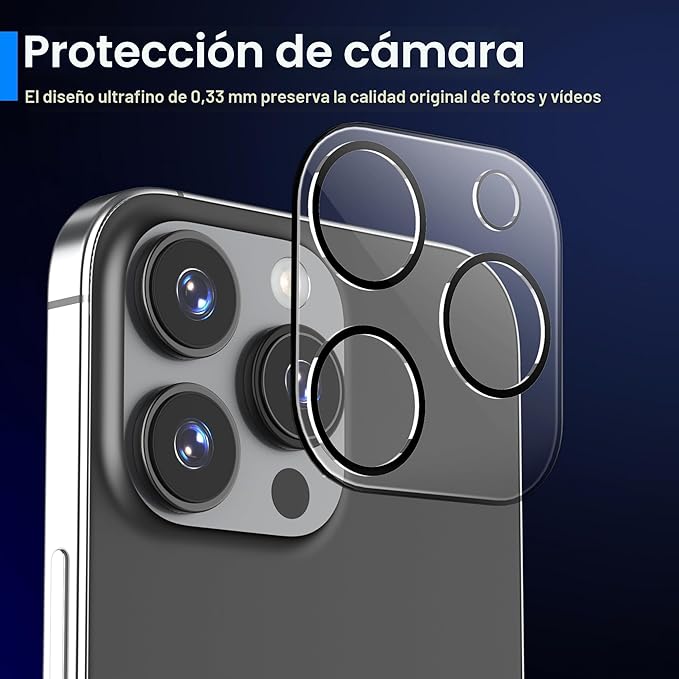 Ailun Paquete de 3 protectores de pantalla para iPhone 16 Pr...