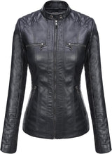 Tanming Chaqueta de piel sintética con capucha