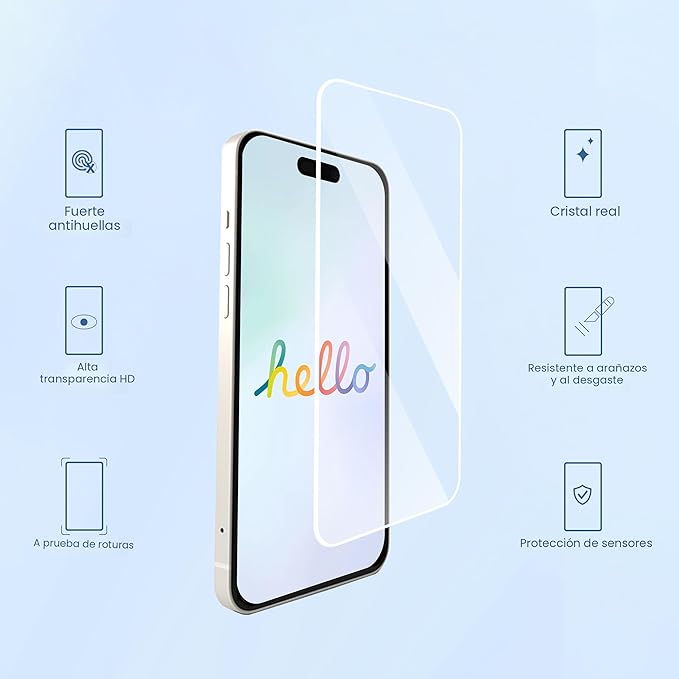 Ailun Paquete de 3 Protectores de Pantalla para iPhone 17 /...