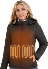 Chaqueta térmica para mujer con batería
