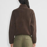 Sudaderas con cremallera de un cuarto para mujer