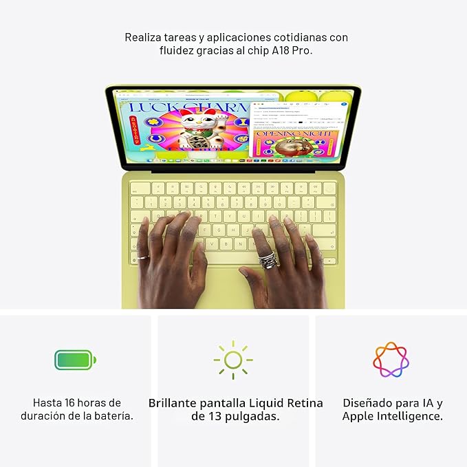 Apple Laptop MacBook Neo 2026 de 13 pulgadas con chip A18 Pr...