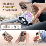 GVIEWIN Funda para iPhone 16 Pro compatible con MagSafe