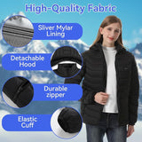 Chaquetas térmicas para mujeres y hombres con batería