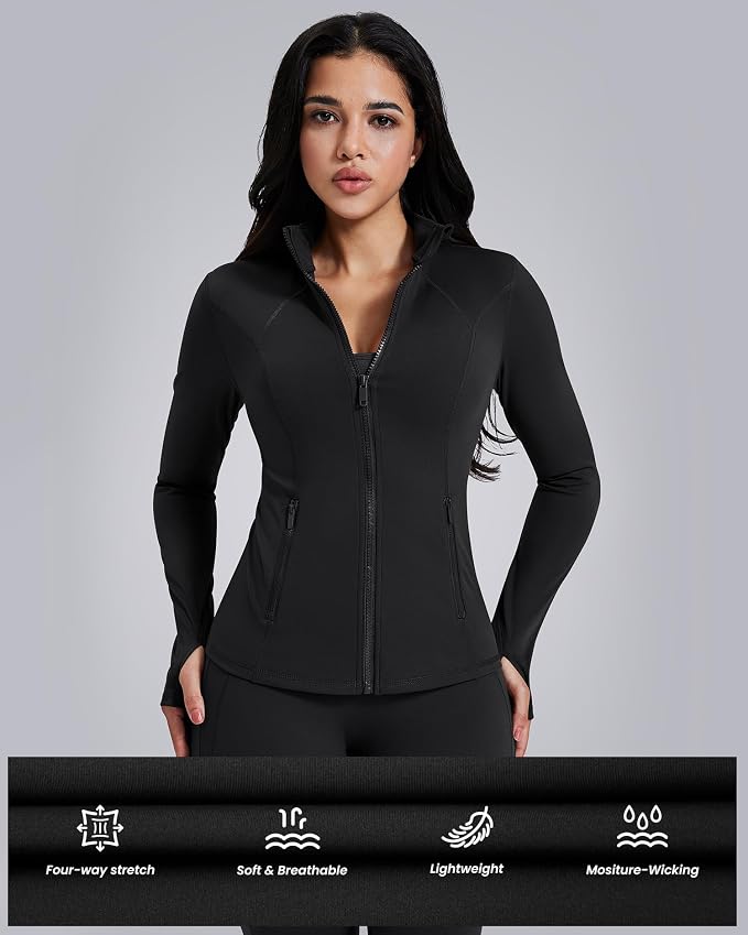 AVGO Chaquetas de entrenamiento para mujer